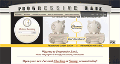 Desktop Screenshot of progressivebank.com